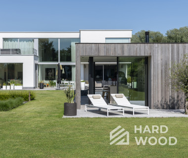 Беседка с панорамными окнами и зоной барбекю №76 - фото 1758