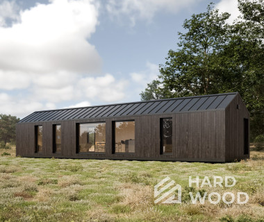 Зимний дом-беседка с двухскатной крышей №16 - фото 1412